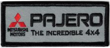 Pajero Embroidered Cloth Patch
