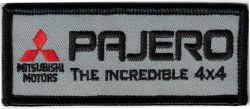 Pajero Embroidered Cloth Patch