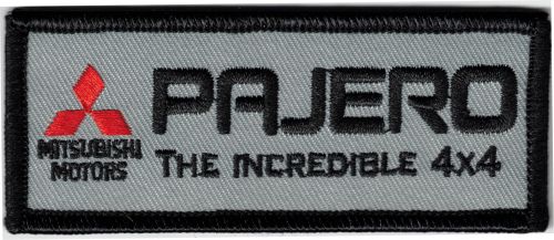Pajero Embroidered Cloth Patch