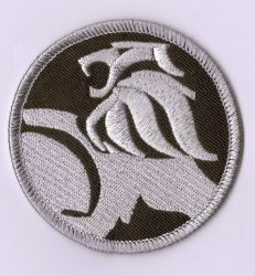 Holden Lion Silver Embroidered Cloth Patch