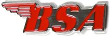 BSA Wings Script Metal Badge/Lapel-pin