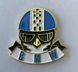 BMW Helmet Metal Badge/Lapel-pin