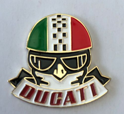 Ducati Helmet Metal Badge/Lapel-pin