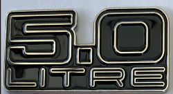 5 Litre Metal Badge/Lapel-pin