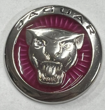 Jaguar New Round Emblem Meatl Badge/Lapel-pin