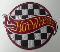 Hotwheels Chequered embroidered cloth Patch
