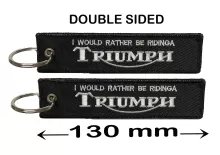 Triumph "Rather on" Key Tag/Flap