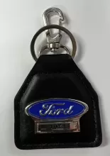 Ford Year Genuine Leather Keyring/Fob