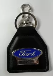Ford Year Genuine Leather Keyring/Fob