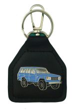 Landcruiser 60's seris Genuine Leather Keyring/Fob