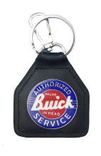 Buick Round Genuine Leather Keyring/Fob