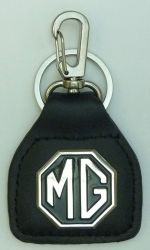 MG Metal Leather Keyring/Fob