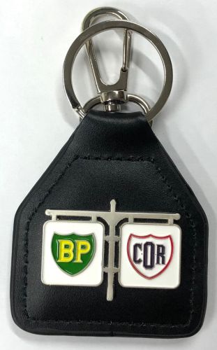 BP/COR Retro Genuine Leather Keyring/Fob