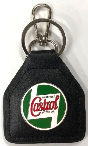 Castrol Genuine Leather Keyring/Fob