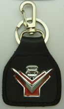 V8 Genuine Leather Keyring/Fob