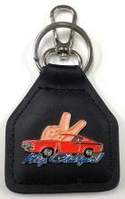 Hey Charger Valiant Charger Genuine Leather Keychain/Fob