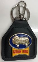 Golden Fleece signGenuine Leather Keyring/Fob