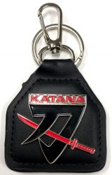 Katana suzuki Genuine Leather Keyring/Fob