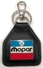 Mopar 3 Colour GenuineLeather Keyring/KeyFob