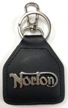 Norton Genuine Leather Keyring/Fob