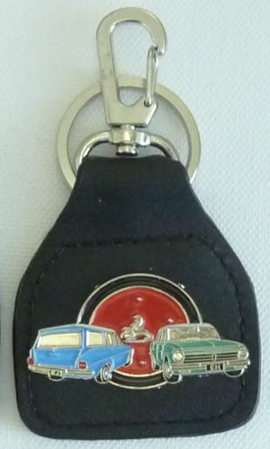 Holden EH/EJ Duo Genuine Leather Keyring/Fob