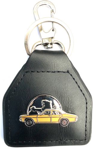 HQ GMH Holden Lion Genuine Leather Keyring/Fob