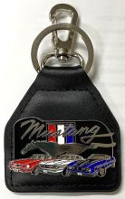 Ford Mustangs 65-72 Genuine Leather Keyring/Fob