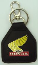 Yellow Wings One Tonner Motorcycle Leather Keyring/fob