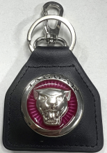 Jaguar New Round Emblem Keyring/Fob