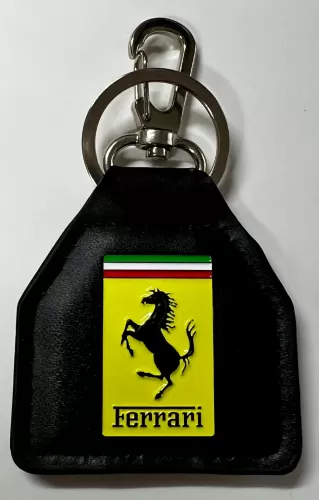 Ferrari Genuine Leather Keyring-Fob
