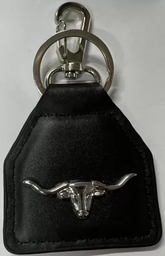 RM Williams Bull Horns Leather KEYRING/FOB
