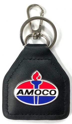 Amoco Genuine Leather Keyring/Fob