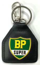 BP Super Genuine Leather Keyring/Fob