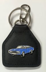 Valiant Charger Genuine Leather Keyring/fob