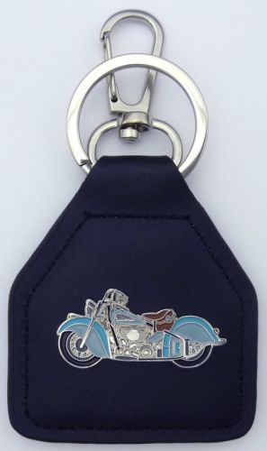Indian Chief Motocycle Leather Keyring