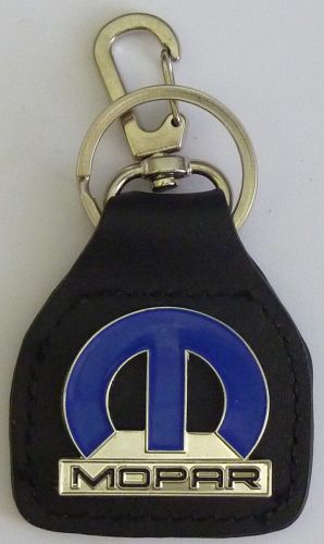 Mopar Big M Geniune Leather Keyring/Keyfob 