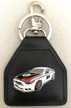 Ford Tickford No1 Mustang Genuine Leather Keyfob/ring