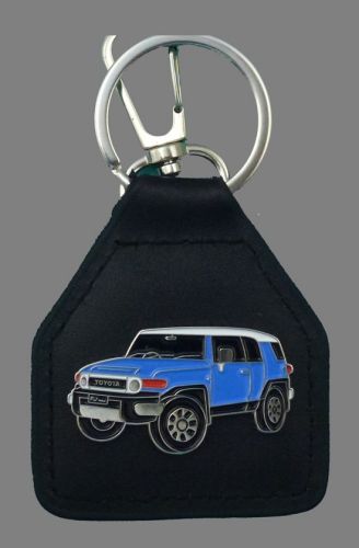 Toyota FJ Landcruiser Genuine Leather Keyring/Keyfob