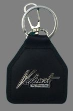 Valiant Script Genuine Leather Keyring/Fob