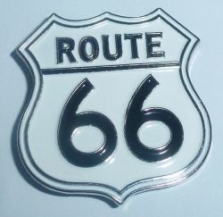 Route 66 Metal Badge/Lapel-pin