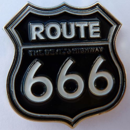 Route 666 The Devils Highway Badge