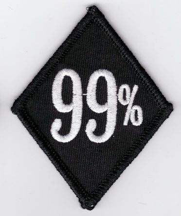99% Embroidered Patch