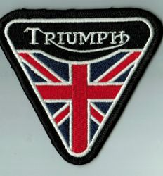 Triumph Old Triangle embroidered cloth Patch