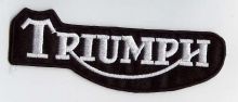 Triumph ( New) Embroidered Script Patch