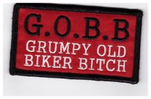 Grumpy Old Biker Bitch Patch