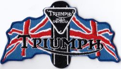 Triumph 2 Flags Patch
