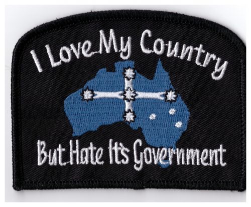 I love my Country Hate Government Patch