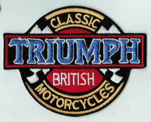Triumph Classic British Motorcycle Patch