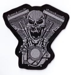 V/Twin Skull Patch