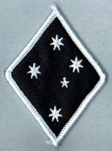 Southern Cross Stars Diamond White Border Patch